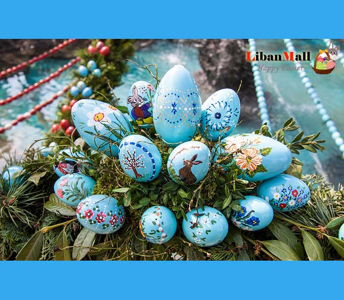 Easter greeting card, happy Easter card, free greeting cards, best wishes cards, cards from Lebanon, Easter Bunny cards, Easter eggs cards, Easter flower card, free online cards